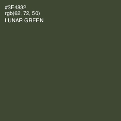 #3E4832 - Lunar Green Color Image