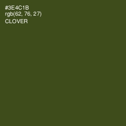 #3E4C1B - Clover Color Image