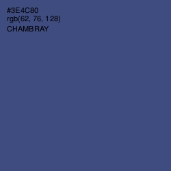 #3E4C80 - Chambray Color Image