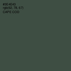 #3E4E43 - Cape Cod Color Image