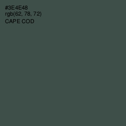 #3E4E48 - Cape Cod Color Image