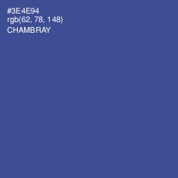 #3E4E94 - Chambray Color Image