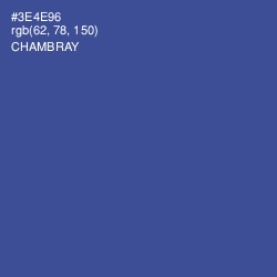 #3E4E96 - Chambray Color Image