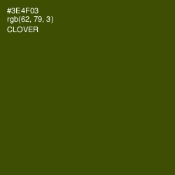 #3E4F03 - Clover Color Image