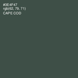#3E4F47 - Cape Cod Color Image
