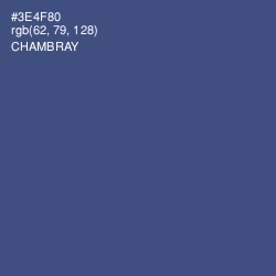 #3E4F80 - Chambray Color Image