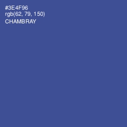 #3E4F96 - Chambray Color Image