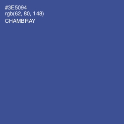 #3E5094 - Chambray Color Image