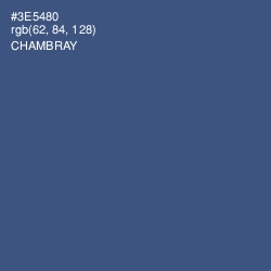 #3E5480 - Chambray Color Image