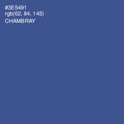 #3E5491 - Chambray Color Image