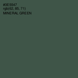 #3E5547 - Mineral Green Color Image