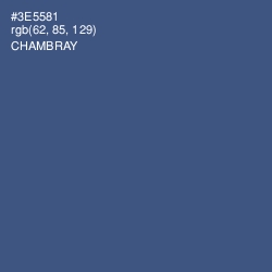 #3E5581 - Chambray Color Image