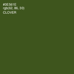 #3E561E - Clover Color Image