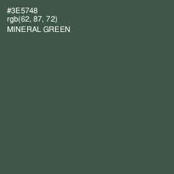 #3E5748 - Mineral Green Color Image