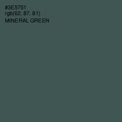 #3E5751 - Mineral Green Color Image