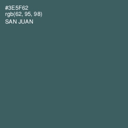 #3E5F62 - San Juan Color Image