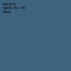 #3E637E - Ming Color Image