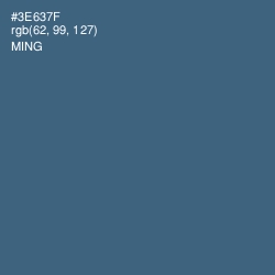 #3E637F - Ming Color Image