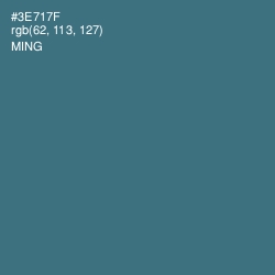 #3E717F - Ming Color Image