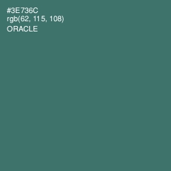 #3E736C - Oracle Color Image
