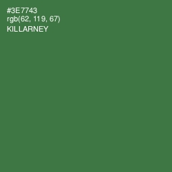 #3E7743 - Killarney Color Image