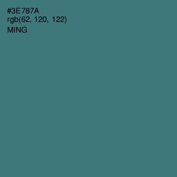 #3E787A - Ming Color Image