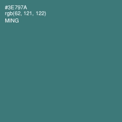 #3E797A - Ming Color Image