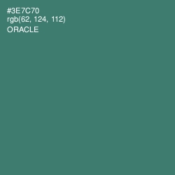 #3E7C70 - Oracle Color Image