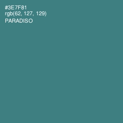 #3E7F81 - Paradiso Color Image