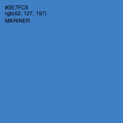 #3E7FC5 - Mariner Color Image