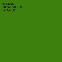 #3E800E - La Palma Color Image