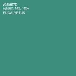 #3E8E7D - Eucalyptus Color Image