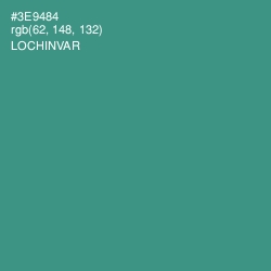 #3E9484 - Lochinvar Color Image