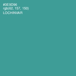 #3E9D96 - Lochinvar Color Image