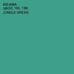 #3EA08A - Jungle Green Color Image