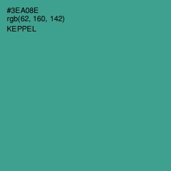 #3EA08E - Keppel Color Image