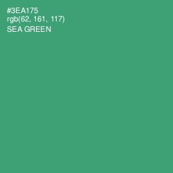 #3EA175 - Sea Green Color Image