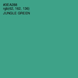 #3EA288 - Jungle Green Color Image