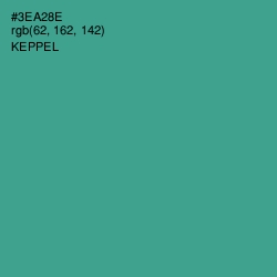 #3EA28E - Keppel Color Image