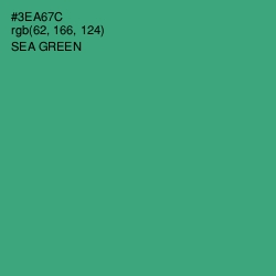 #3EA67C - Sea Green Color Image