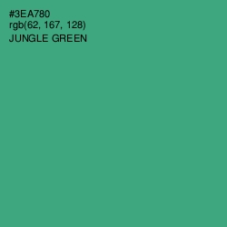 #3EA780 - Jungle Green Color Image