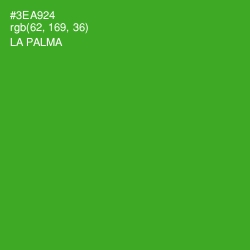 #3EA924 - La Palma Color Image
