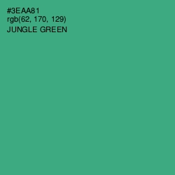 #3EAA81 - Jungle Green Color Image
