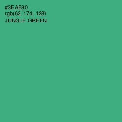 #3EAE80 - Jungle Green Color Image