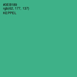 #3EB189 - Keppel Color Image