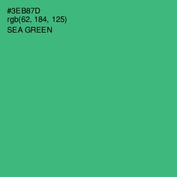 #3EB87D - Sea Green Color Image