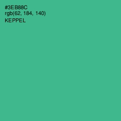 #3EB88C - Keppel Color Image