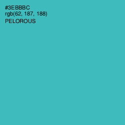 #3EBBBC - Pelorous Color Image