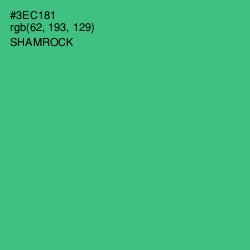 #3EC181 - Shamrock Color Image