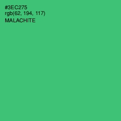 #3EC275 - Malachite Color Image